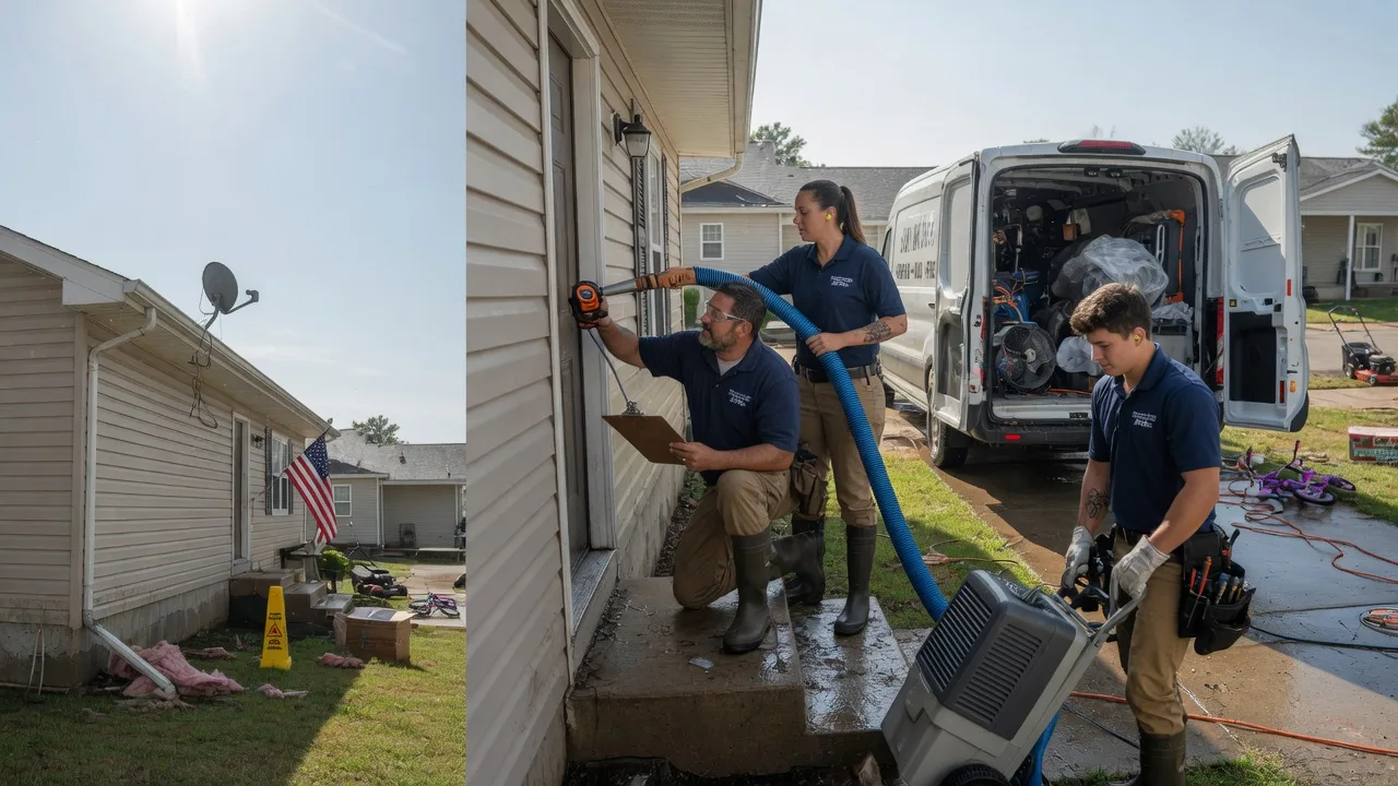 Ceiling Water Damage Restoration in Dresden, OH near me